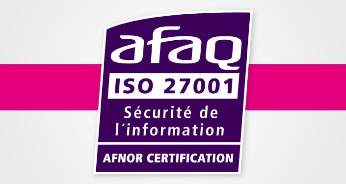 Hexanet est certifiée ISO 27001 !